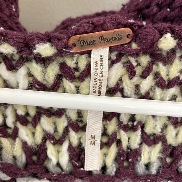 Free People Fair Isle Hooded Sweater - Picture 9 of 9